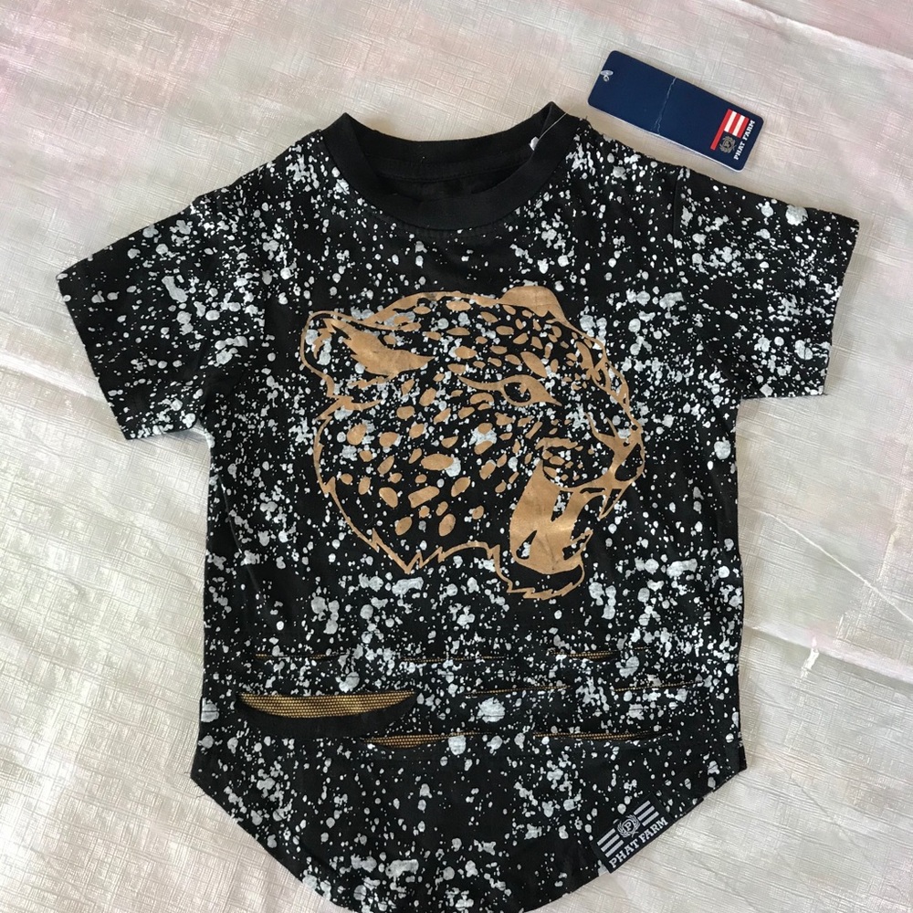 Phat farm 3T cheetah shirt NWT